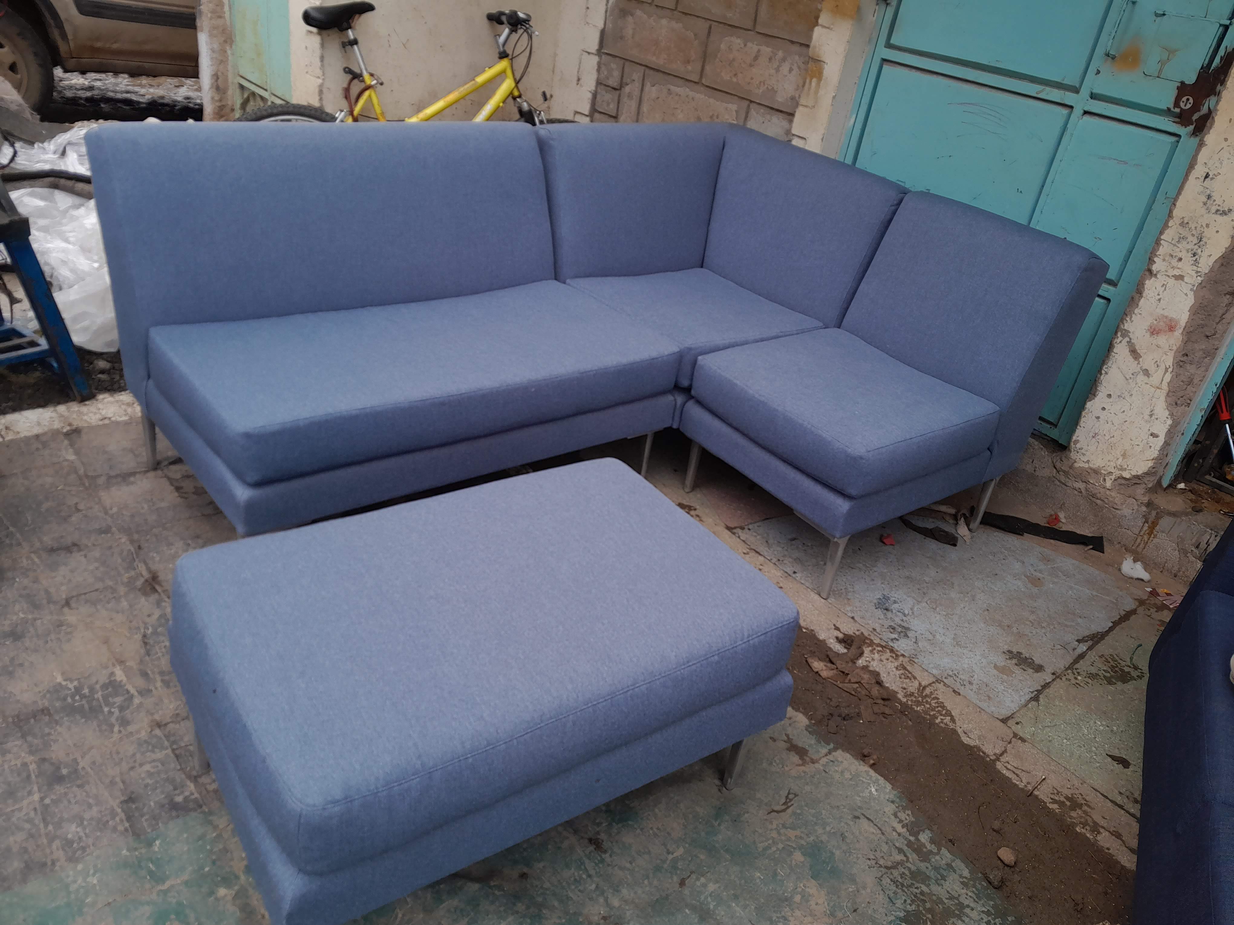 L-Shaped Sofa Before 1
